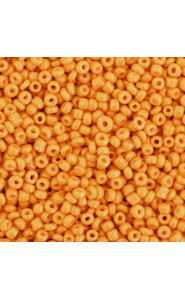Seed beads 11/0 (2mm) Citrus orange